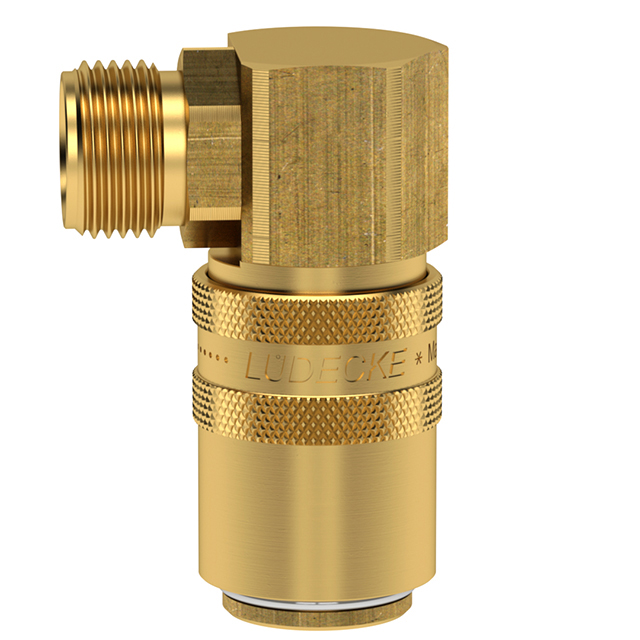 TEMPERIER-KUPPLUNG MIT VENTIL G 3/8" AG,MS58,DN9,90° TEMPERIER-KUPPLUNG MIT VENTIL G 3/8" AG,MS58,DN9,90°